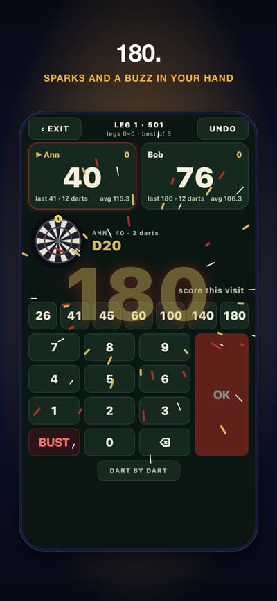 180: the moment over the match screen