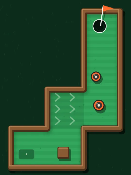 Hole 2 of course #1, medium, par 2