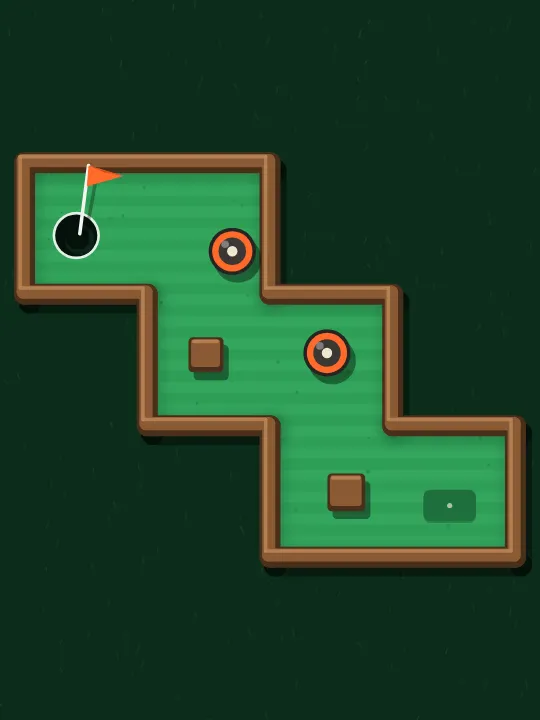 Hole 3 of course #2, hard, par 3